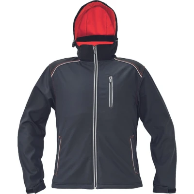 Afbeelding van Cerva KNOXFIELD softshell jas 03010534 Rood/Antraciet XXL