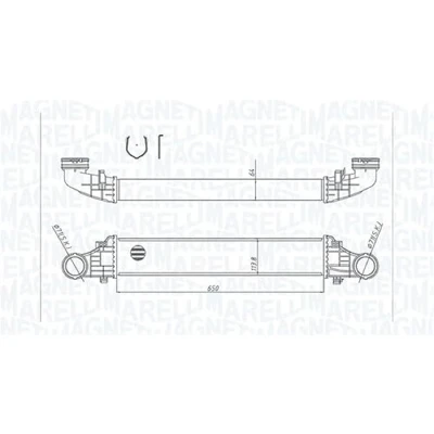 Afbeelding van MAGNETI MARELLI 351319204180 Intercooler MERCEDES BENZ: E Class Saloon