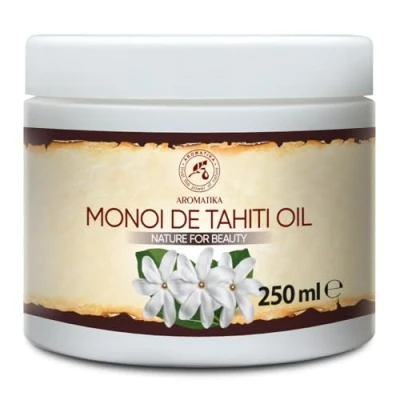 Afbeelding van Monoi de Tahiti 250 g 100% puur natuurlijke lichaamsboter rijk aan mineralen &amp; vitaminen voor intensieve huidverzorging massage wellness cosmetica ontspanning anti rimpel aging