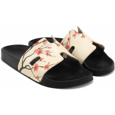 Afbeelding van GOBY Flower Tree Slippers Sandalen Hoge kwaliteit Handmade Maat 35