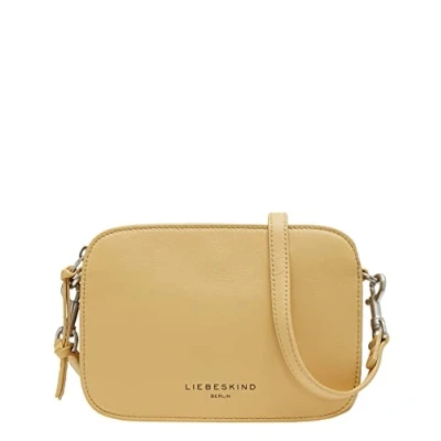 Afbeelding van LIEBESKIND BERLIN Leren Schoudertas NOOS Harris Luka Crossbody Bag Champagne Lichtgeel