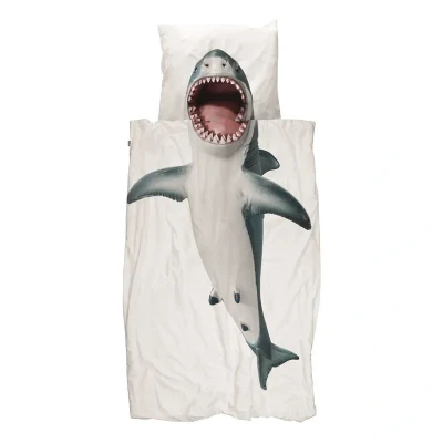 Afbeelding van Snurk DBO Shark!! 140x200/220 Wit
