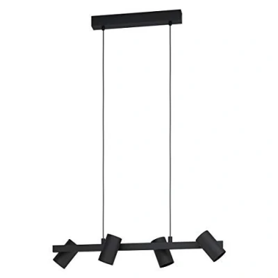 Afbeelding van EGLO Gatuela 1 Hanglamp E14 76 cm Zwart