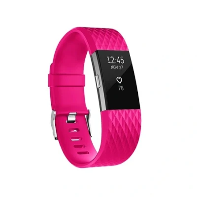 Afbeelding van Fitbit Charge 2 siliconen bandje Maat: Small Magenta