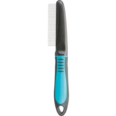 Afbeelding van Trixie Kam Fijne Vertanding Roterend Hondenvachtkam 22 cm