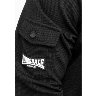 Afbeelding van Lonsdale MIT Normale Passform Rosslea Trainingspak, Heren, Maat: Large, Black white