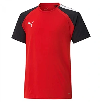 Afbeelding van Puma Teampacer Shirt Korte Mouw Kinderen Rood / Zwart Maat: 140