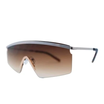 Afbeelding van Wilbers &amp; Feesten Gelegenheden Kostuum Bril Festival Ski Bruin, Zilver One Size Carnavalskleding Verkleedkleding