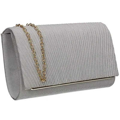 Afbeelding van SwankySwans Amy clutch voor dames, Wit.