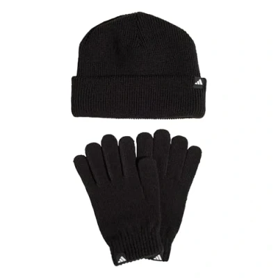 Afbeelding van adidas Performance SET Muts Black white, Maat: 54 56, white
