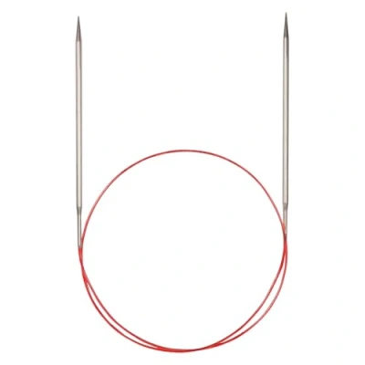 Afbeelding van Addi AD7757040 4.00 rondbreinaalden, 40 cm, wit/brons