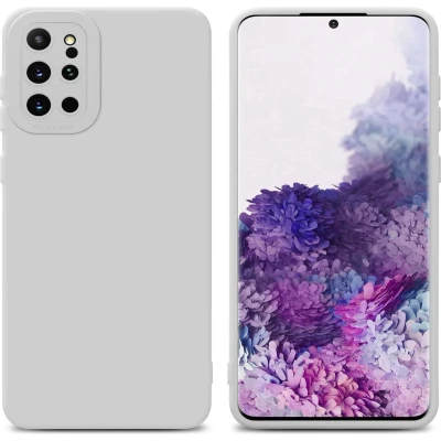 Afbeelding van Cadorabo Hoesje geschikt voor Samsung Galaxy S20 PLUS in Fluid WIT Beschermhoes gemaakt van flexibel TPU silicone Cover Case