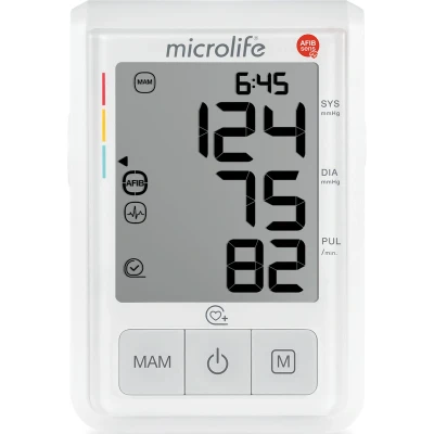 Afbeelding van Microlife BP B3 AFIB Bovenarm Bloeddrukmeter Klinisch Gevalideerd Nr. 1 bij Huisartsen Aanbevolen door Hartstichting 5 Jaar Garantie