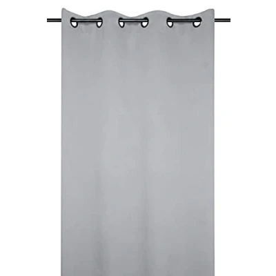 Afbeelding van Rideau verduisteringsgordijn 135 x 250 cm. , 100% polyester kleur: grijs ringen