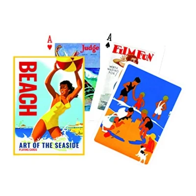 Afbeelding van Piatnik Beach Speelkaarten Single Deck