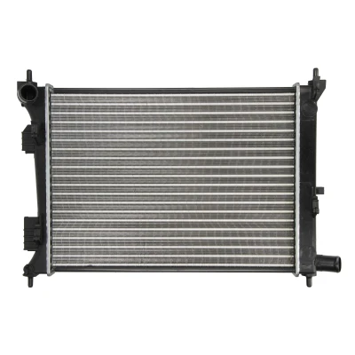 Afbeelding van THERMOTEC D70318TT Radiateur Aluminium 500 378 23 Handgeschakeld Koelribben mechanisch gelast KIA: RIO 3, HYUNDAI: i20 I Hatchback