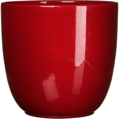 Afbeelding van Bloempot Pot rond es/15 tusca 16 x 17 cm d.rood Mica Decorations