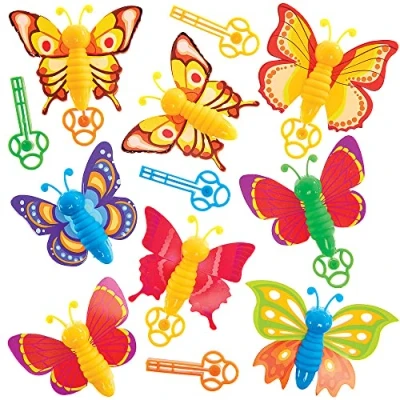 Afbeelding van Baker Ross FX878 Vlinderwerper, 8 stuks, voor het vullen van kinderfeestzakjes