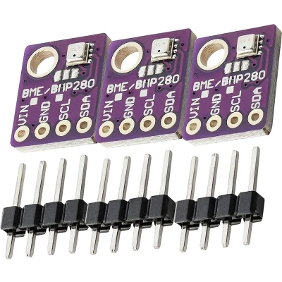 Afbeelding van AZDelivery 3 x GY BME280 Barometrische Sensor voor Temperatuur, Vochtigheid en Luchtdruk compatibel met Arduino Inclusief E Book!
