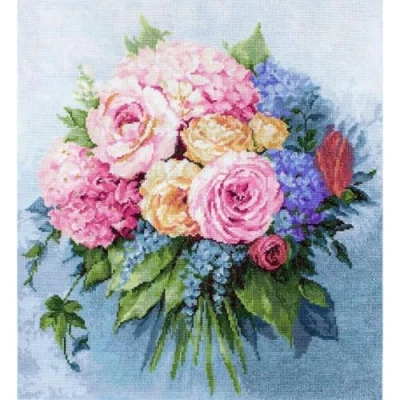 Afbeelding van Luca S Bouquet borduren (pakket)