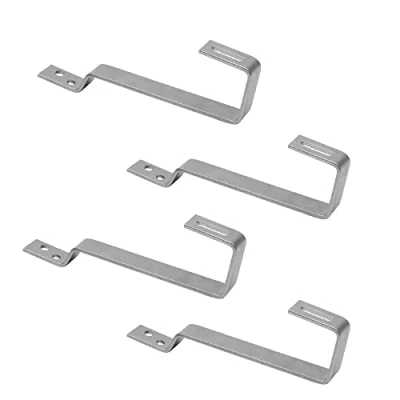 Afbeelding van Offgridtec Set van 4 roestvrijstalen dakhaken V2a voor wandmontage PV Solar