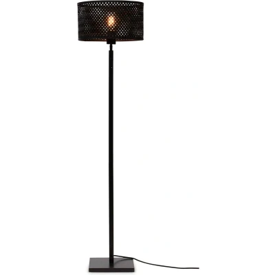 Afbeelding van GOOD&amp;MOJO Vloerlamp Java Bamboe Ø32cm Zwart