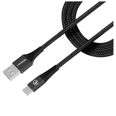 Afbeelding van Mobilize Strong Nylon Cable USB to C 1m. 15W Black
