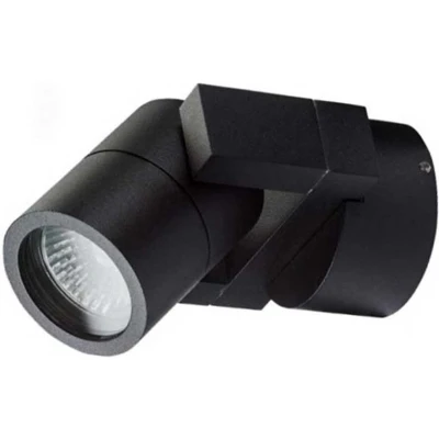 Afbeelding van Artdelight Opbouwspot Single Zwart GU10 IP54 Dimbaar
