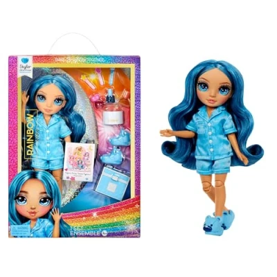 Image de Poupée Rainbow High Junior Pyjama Party Skyler Blue