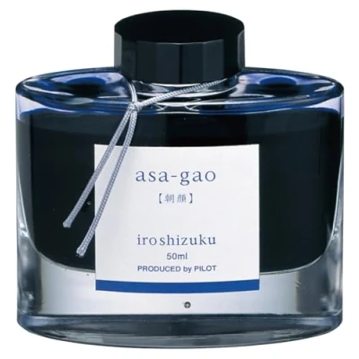 Afbeelding van Pilot Iroshizuku Asa gao Donkerblauwe Inkt 50ml