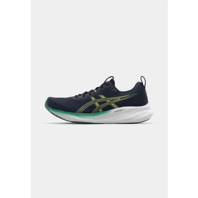 Afbeelding van Asics GEL Pulse 16 Hardloopschoenen voor op de weg, Heren, Maat: 40, Midnight/lucid yellow Textiel/ synthetisch