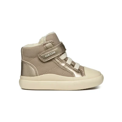 Afbeelding van Geox B Gisli Snowboots voor kinderen, Maat: 23, Dark beige Kunststof/ textiel
