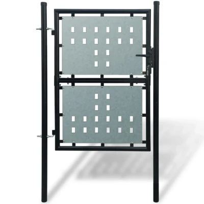 Afbeelding van Poort enkel 100x250 cm zwart