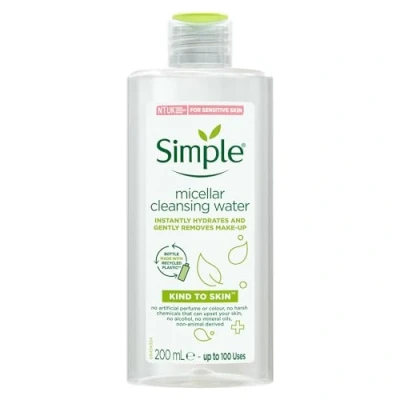 Afbeelding van Simple Reinigingswater Micellair 200 ml