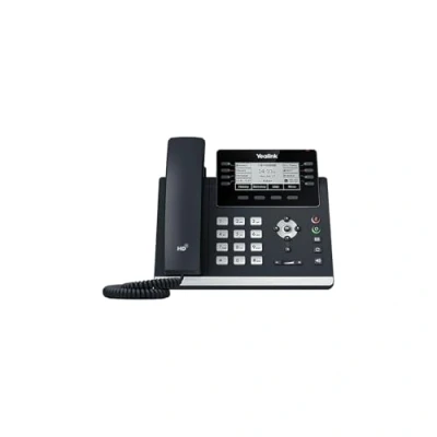 Afbeelding van Yealink SIP T43U IP telefoon, bekabeld, wandmontage, klassiek grijs