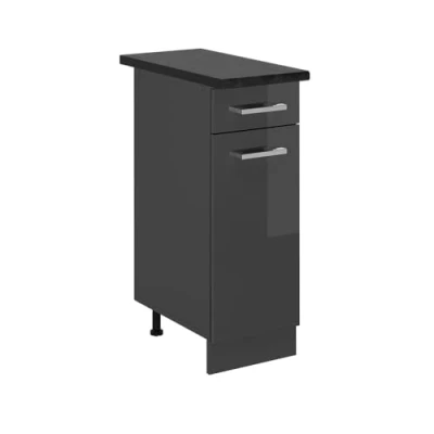 Afbeelding van Vicco Keukenonderkast R Line, Antraciet Hoogglans/Antraciet, 30 cm , WB