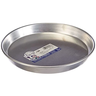 Afbeelding van Pentole Agnelli Ligne Bakkerij et Pizza Cakevorm van aluminium met zoom (H 3 cm), zilver, 24 cm