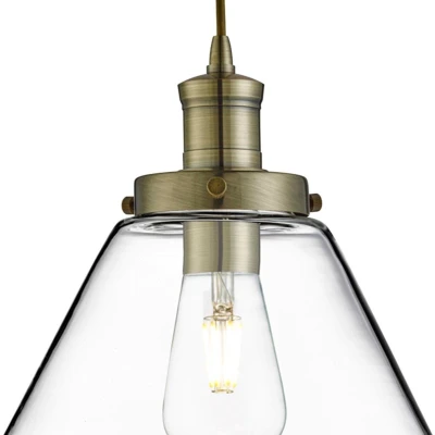 Afbeelding van Searchlight PYRAMID Hanglamp 1 lichts Bruinbrons
