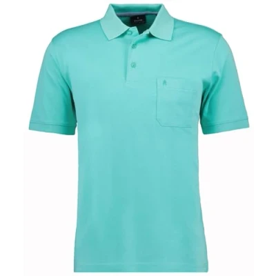 Afbeelding van RAGMAN Poloshirt met korte mouwen voor heren borstzak, Jade 338