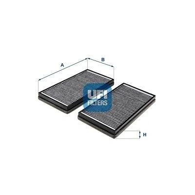 Afbeelding van UFI 54.446.00 Interieurfilter Filter insert 272 100 20 SSANGYONG: Rexton W