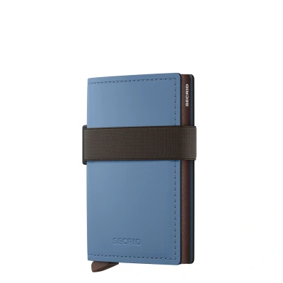 Afbeelding van Secrid Bandwallet Matte steel blue brown