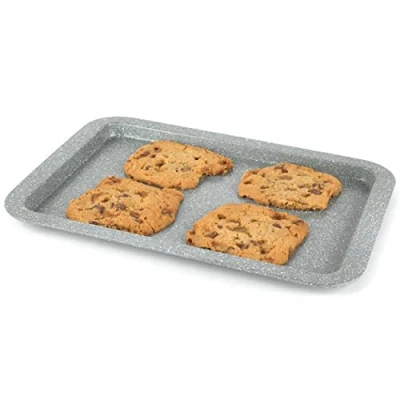 Afbeelding van Salter Marblestone 38 cm Bakplaat Rechthoekige Ovenplaat Antiaanbaklaag