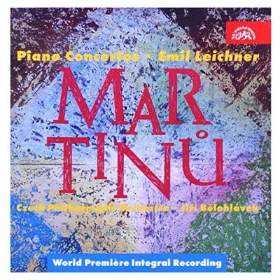Afbeelding van Emil Leichner, Czech Philharmonic Orchestra, Jirí Belohlávek Martinu: Piano Concertos Nos.1 5, Concertino H. 269 (2 CD)