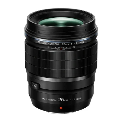 Image de Objectif à Focale fixe Om System M.Zuiko Digital ED 25 mm F1.2 Pro Noir pour Monture Standard Micro 4/3