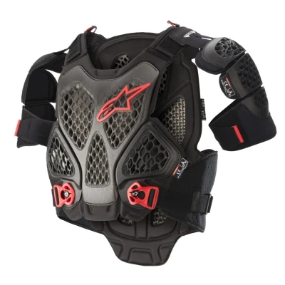 Afbeelding van Alpinestars A 6 Chest Protector Black Anthracite Red Maat XL