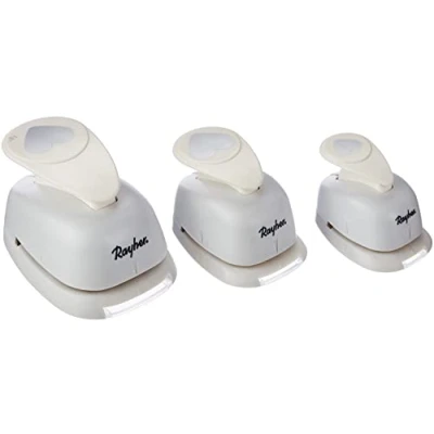 Afbeelding van RAYHER 69102000 perforator set hart Ø 1,6 cm 2,54 3,81 geschikt voor papier en karton tot 200 g/m²