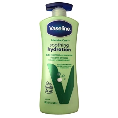 Afbeelding van Vaseline Soothing Hydration With Pump Body Lotion 2 x 600 ml