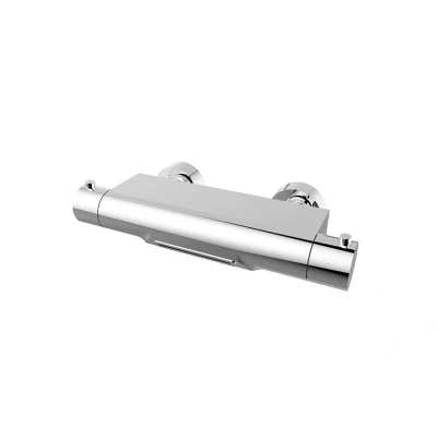 Afbeelding van Wiesbaden Style thermostatische waterval badkraan cooltouch chroom
