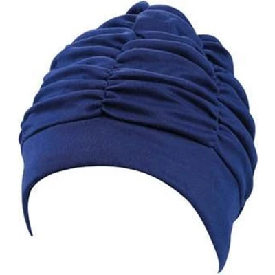 Afbeelding van Beco Badmuts Dames Stof Grote Pasvorm Donkerblauw