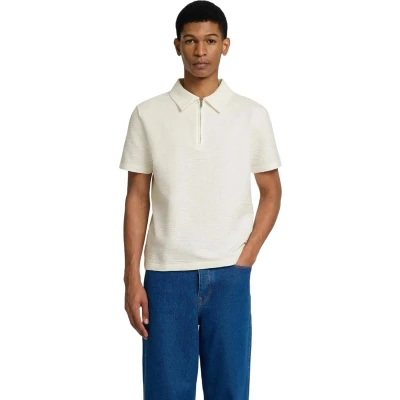 Afbeelding van Selected Homme Heren Polo regular fit Beige L Volwassenen